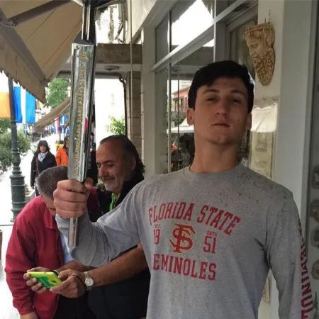 Dante Stallone was photographed wearing a Florida t-shirt.